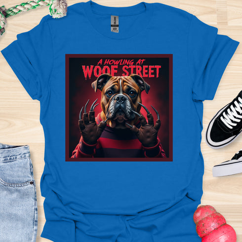 A Howling at Woof Street - Halloween - V4 - Innocent Bulldog, its not me! T-Shirt